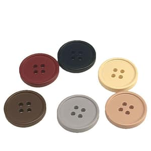 Shirt Button Resin White
